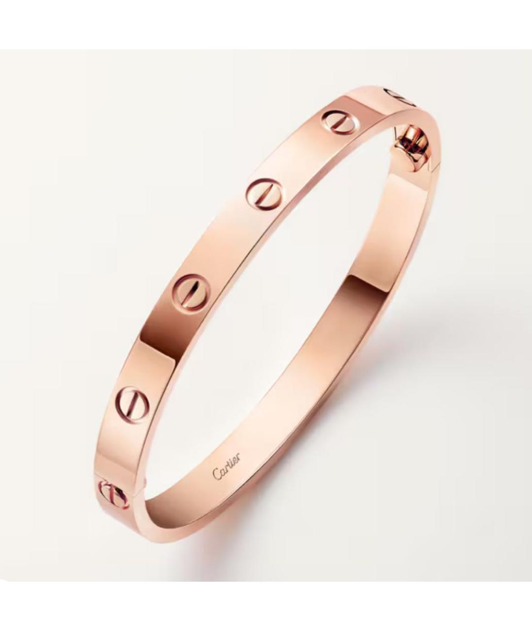 CARTIER Розовый браслет из розового золота, фото 2