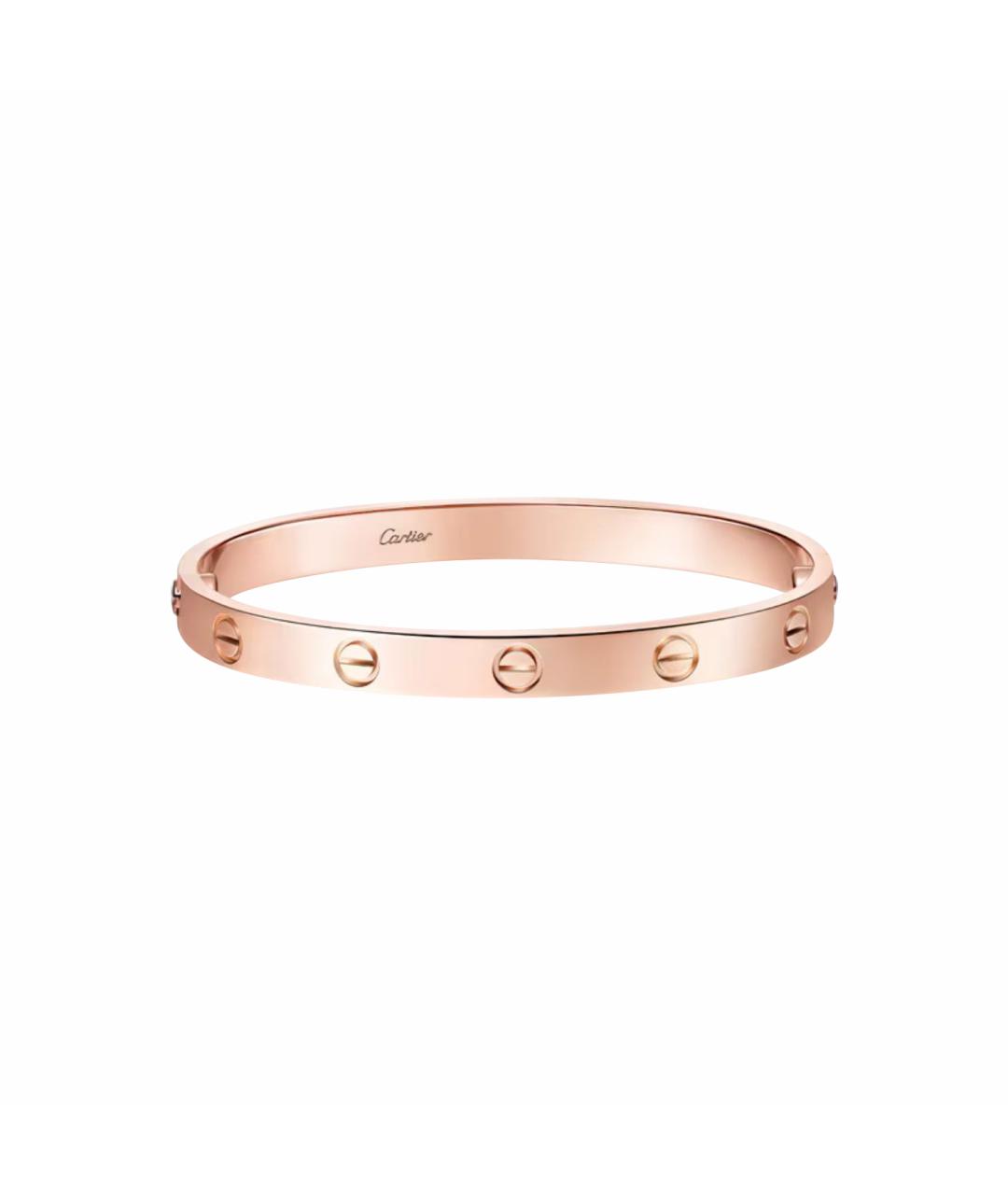 CARTIER Розовый браслет из розового золота, фото 1