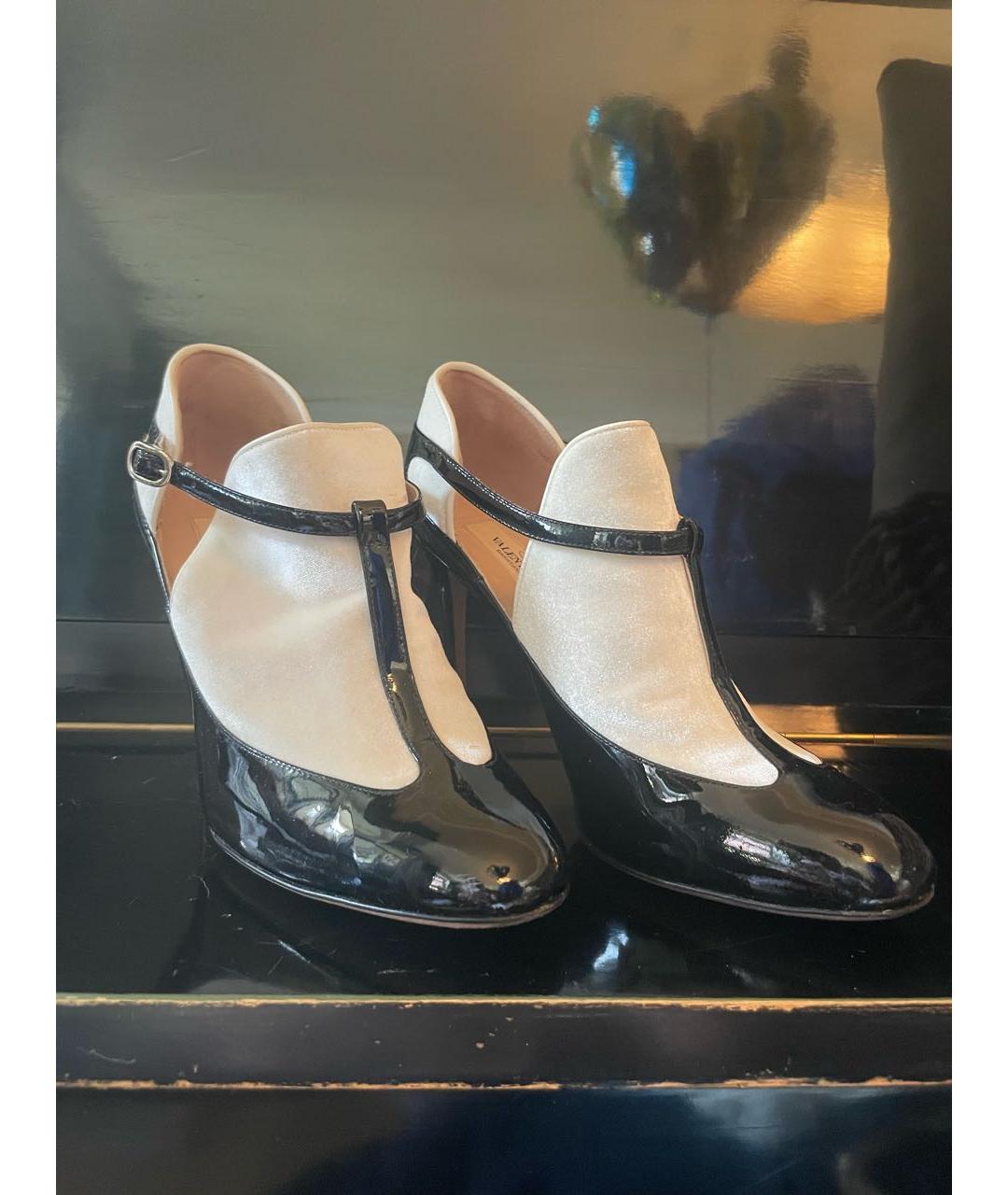 VALENTINO Черные туфли из лакированной кожи, фото 5
