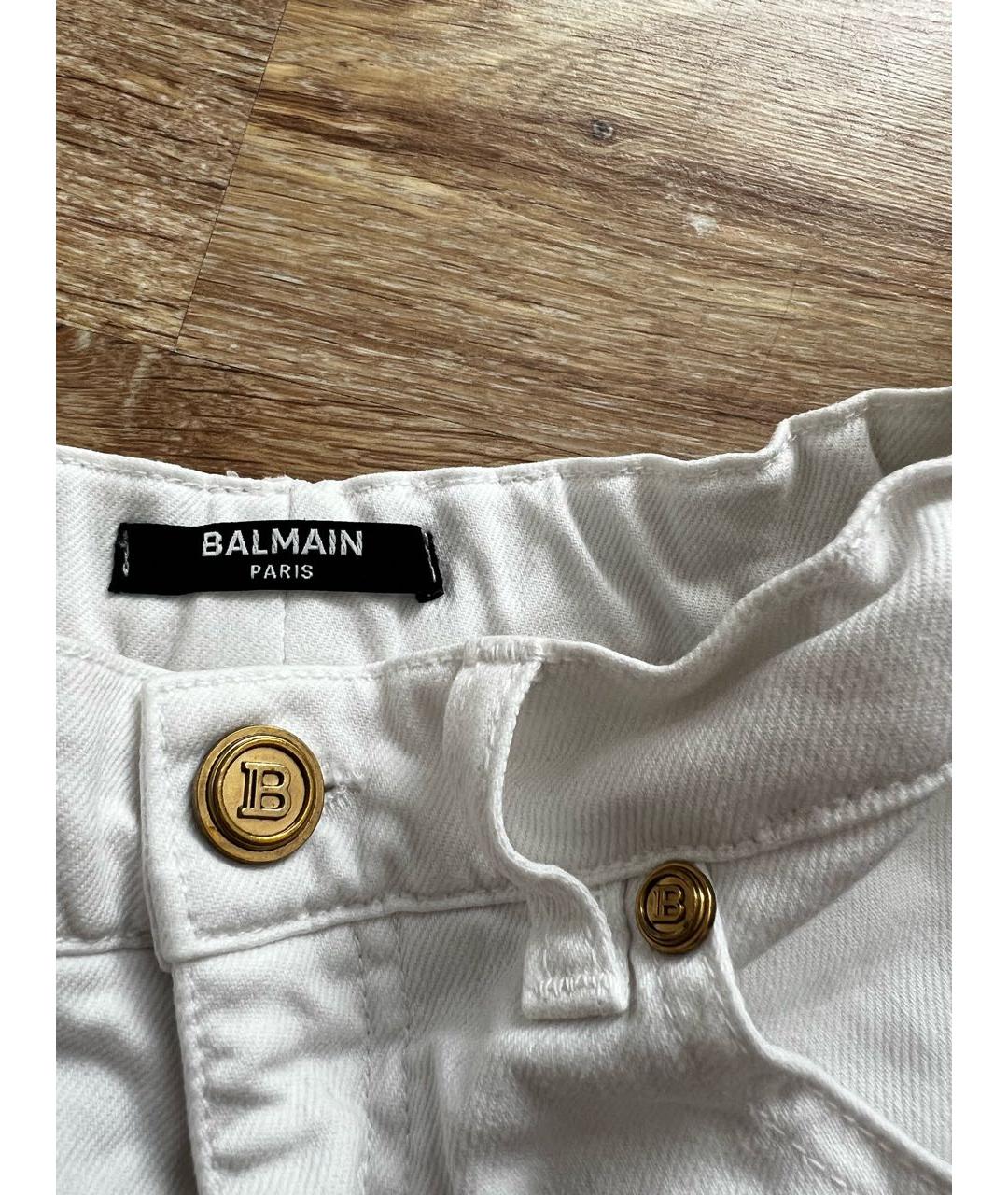 BALMAIN Белые деним детские джинсы, фото 3