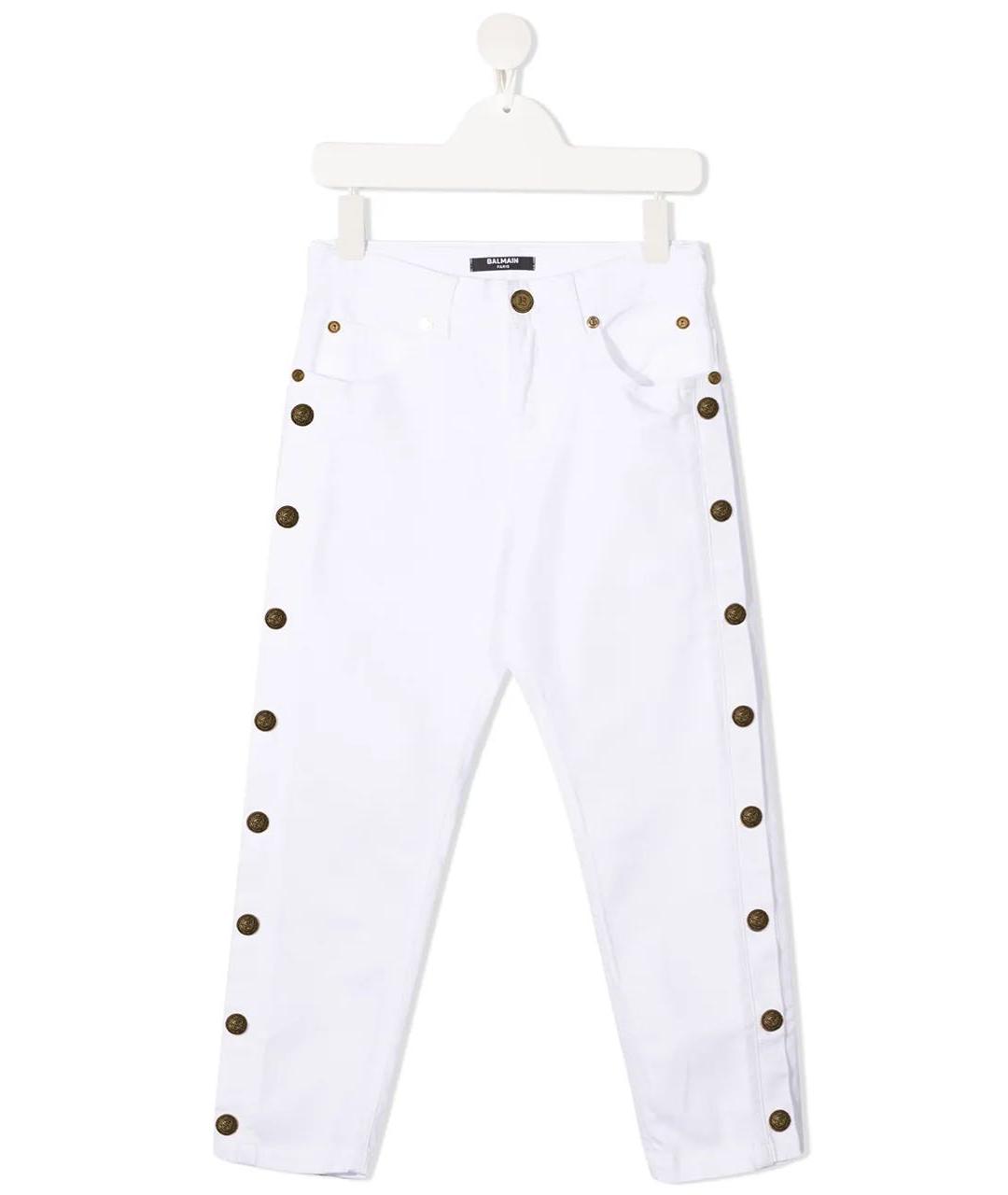 BALMAIN Белые деним детские джинсы, фото 6