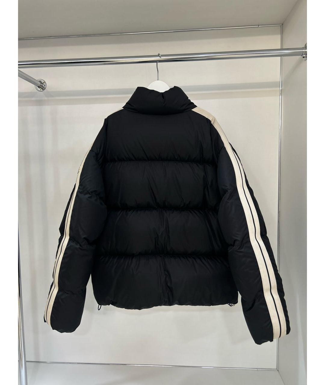 MONCLER Черный полиэстеровый пуховик, фото 2