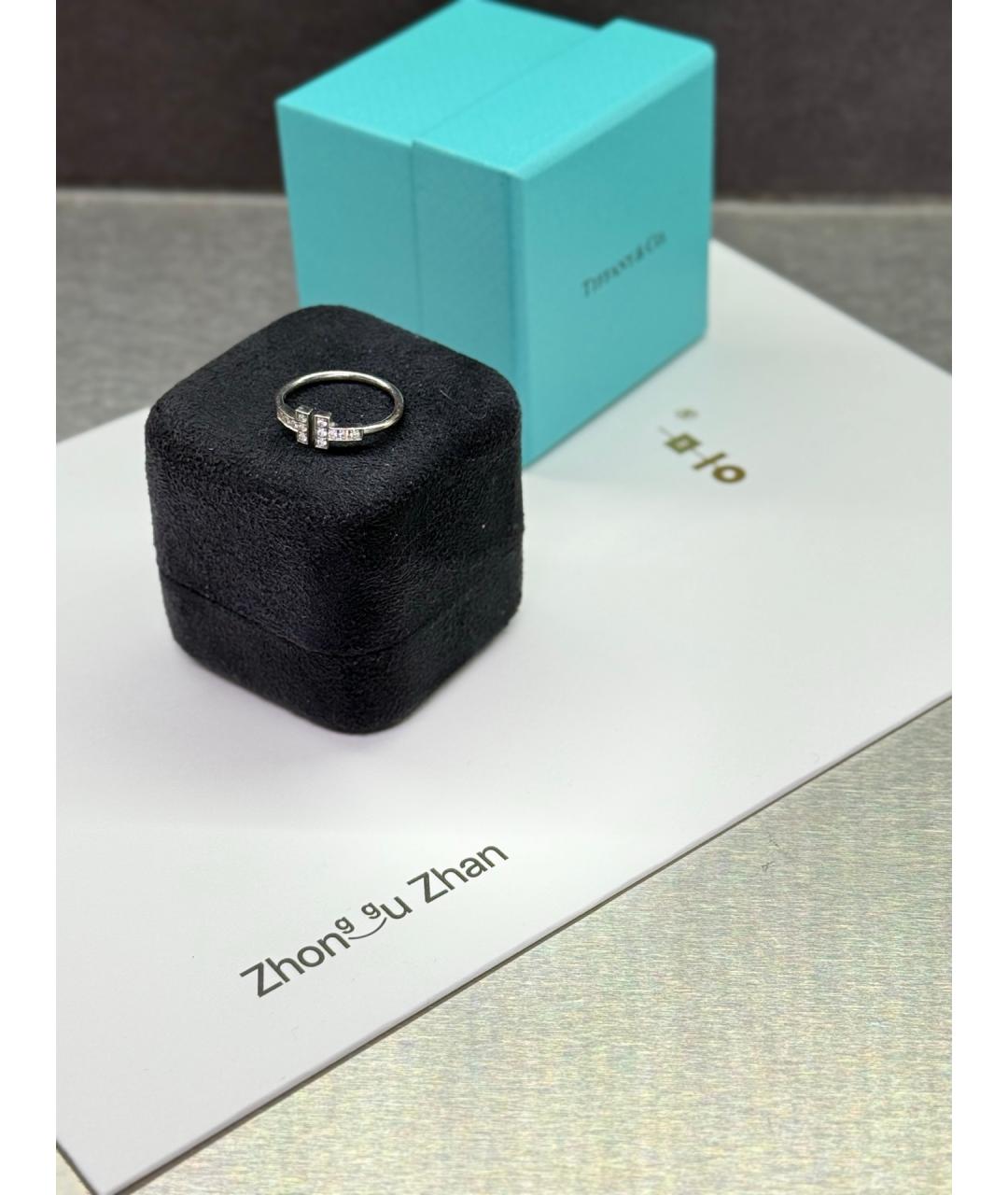 TIFFANY&CO Серебряное кольцо из белого золота, фото 3