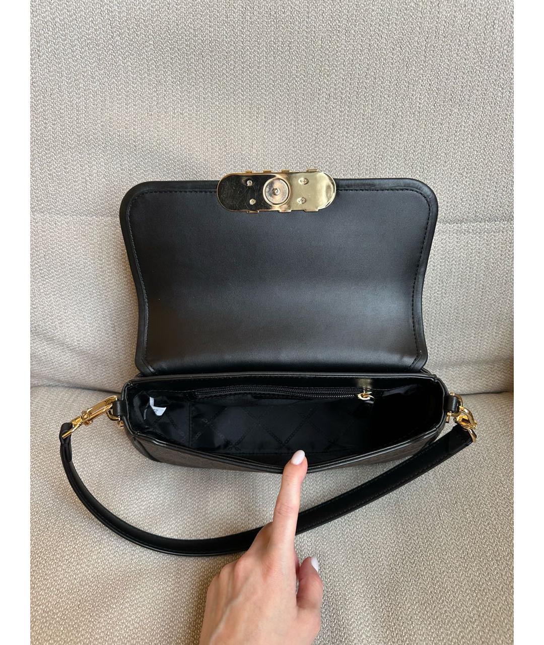 MICHAEL KORS Коричневая кожаная сумка с короткими ручками, фото 4