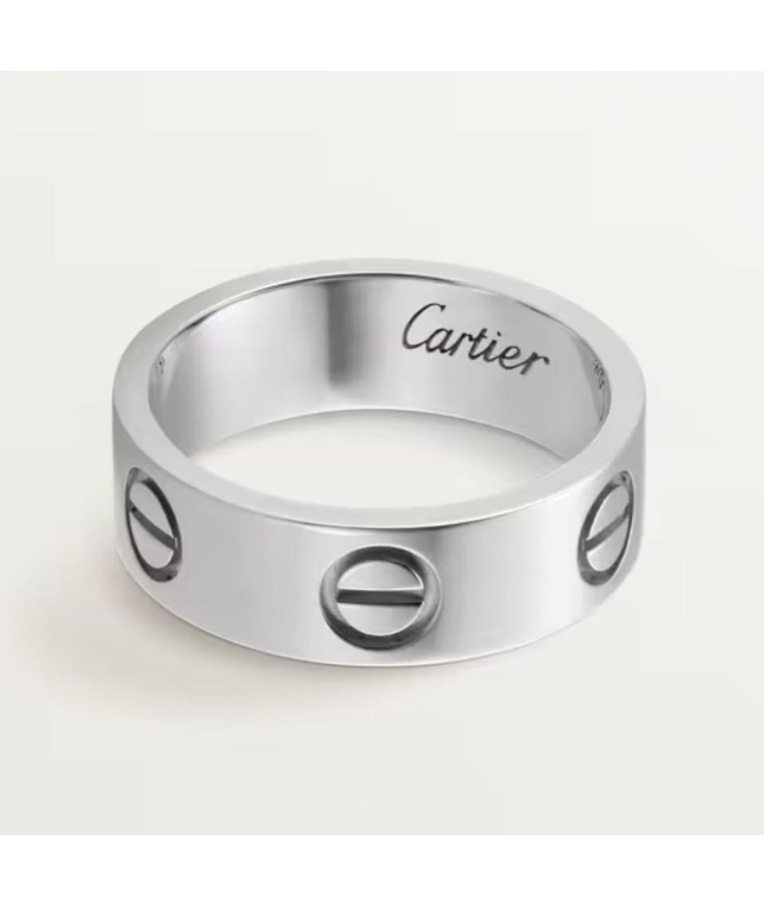 CARTIER Серебряное кольцо из белого золота, фото 5