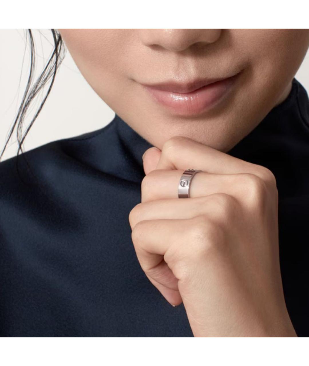 CARTIER Серебряное кольцо из белого золота, фото 4