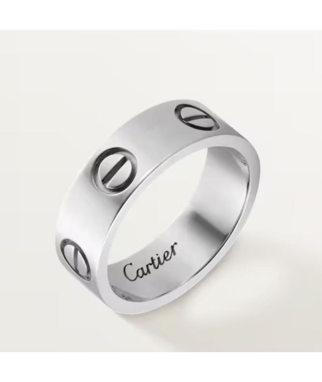 CARTIER Серебряное кольцо из белого золота, фото 2