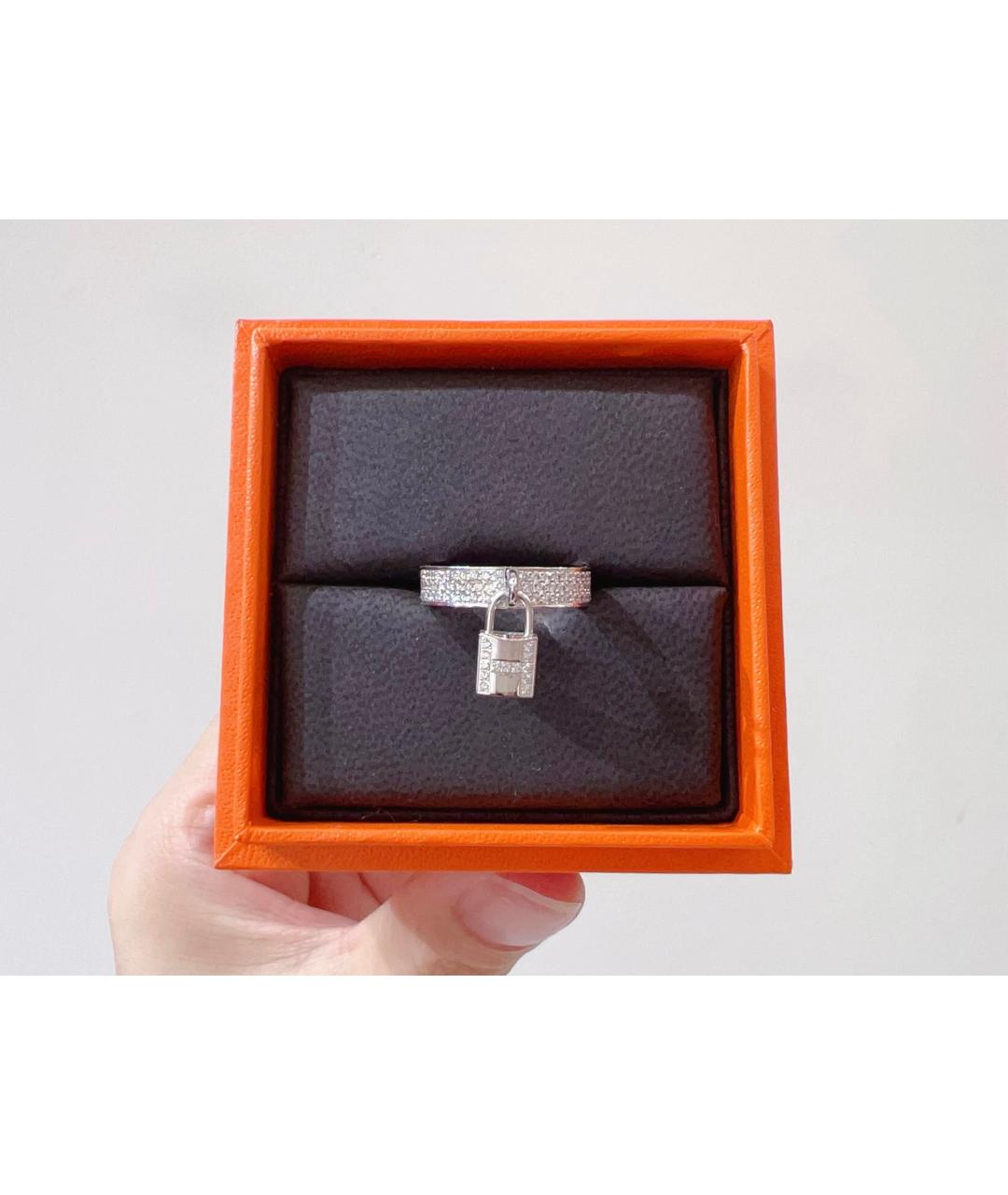 HERMES Серебряное кольцо из белого золота, фото 9