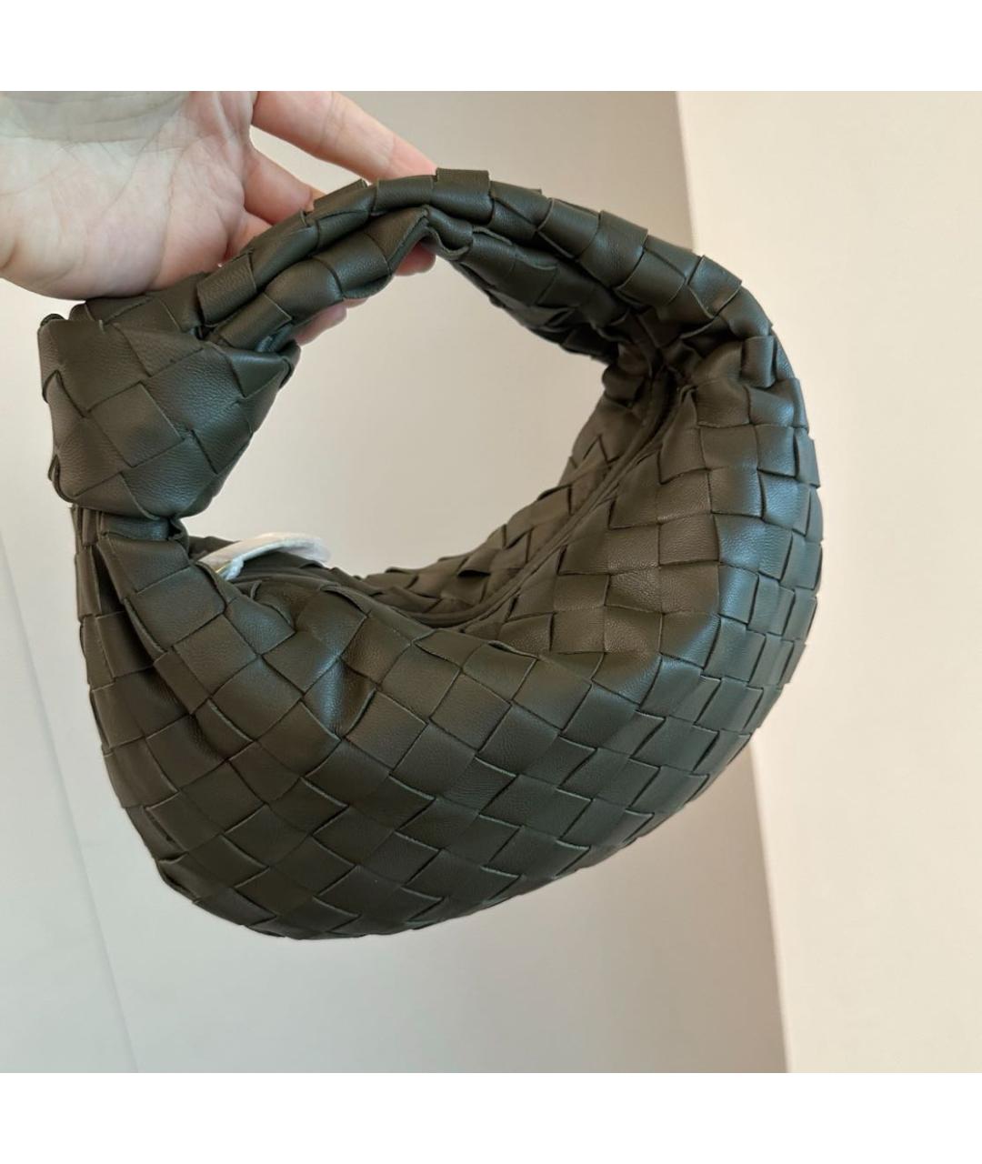 BOTTEGA VENETA Кожаная сумка с короткими ручками, фото 3