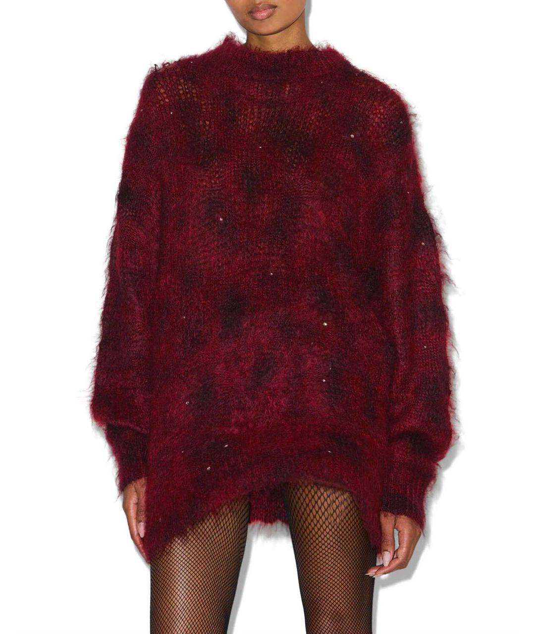 ISABEL MARANT Бордовый джемпер / свитер, фото 4