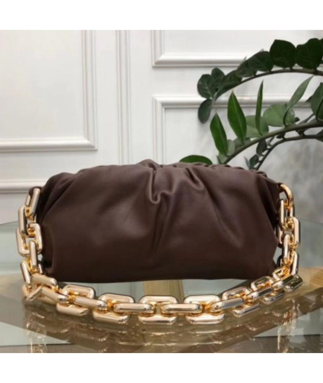 BOTTEGA VENETA Кожаная сумка с короткими ручками, фото 3