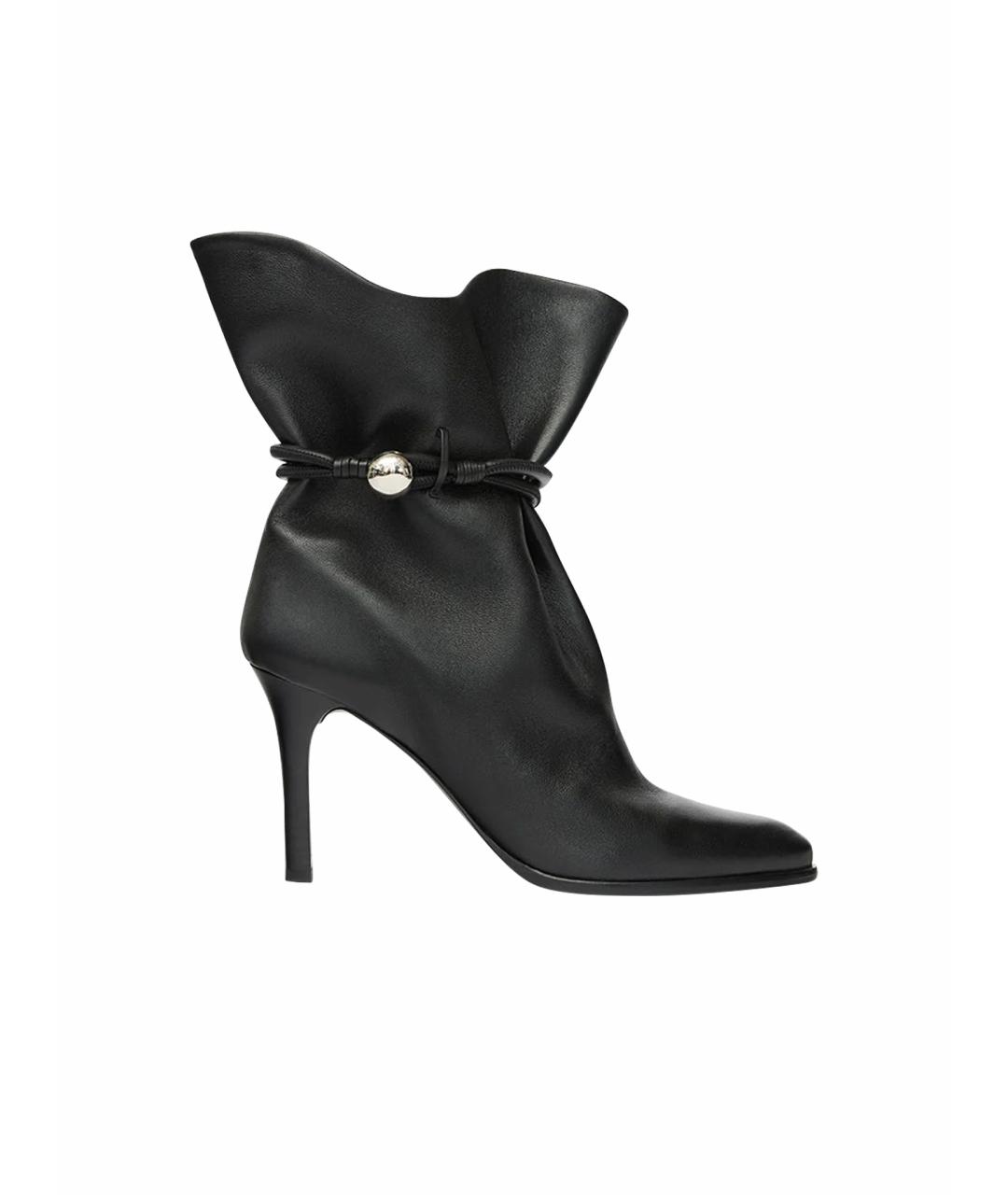 ISABEL MARANT Черные кожаные сапоги, фото 1