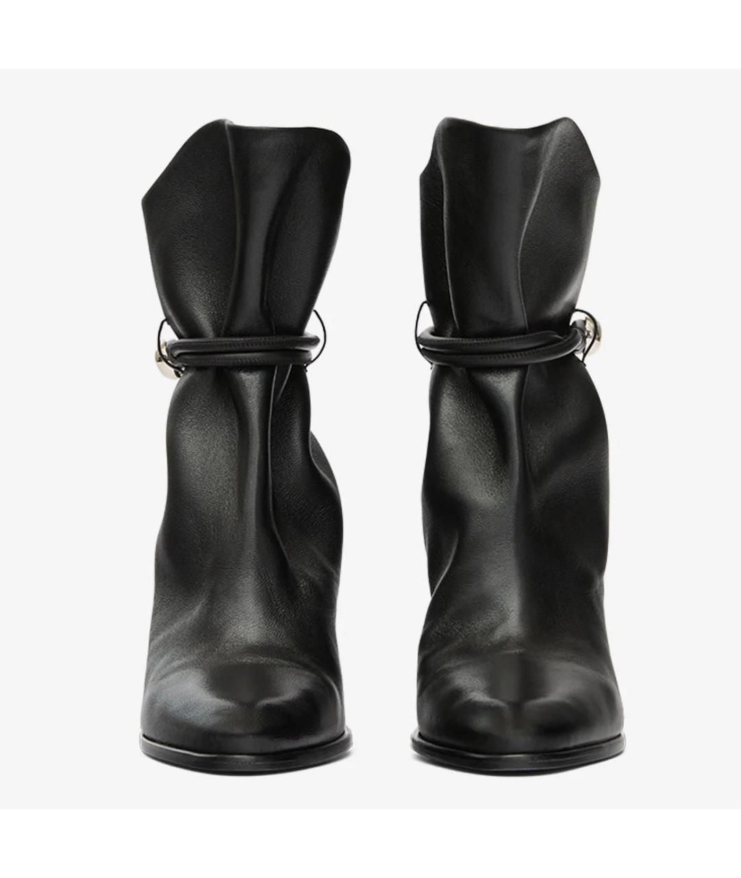 ISABEL MARANT Черные кожаные сапоги, фото 4