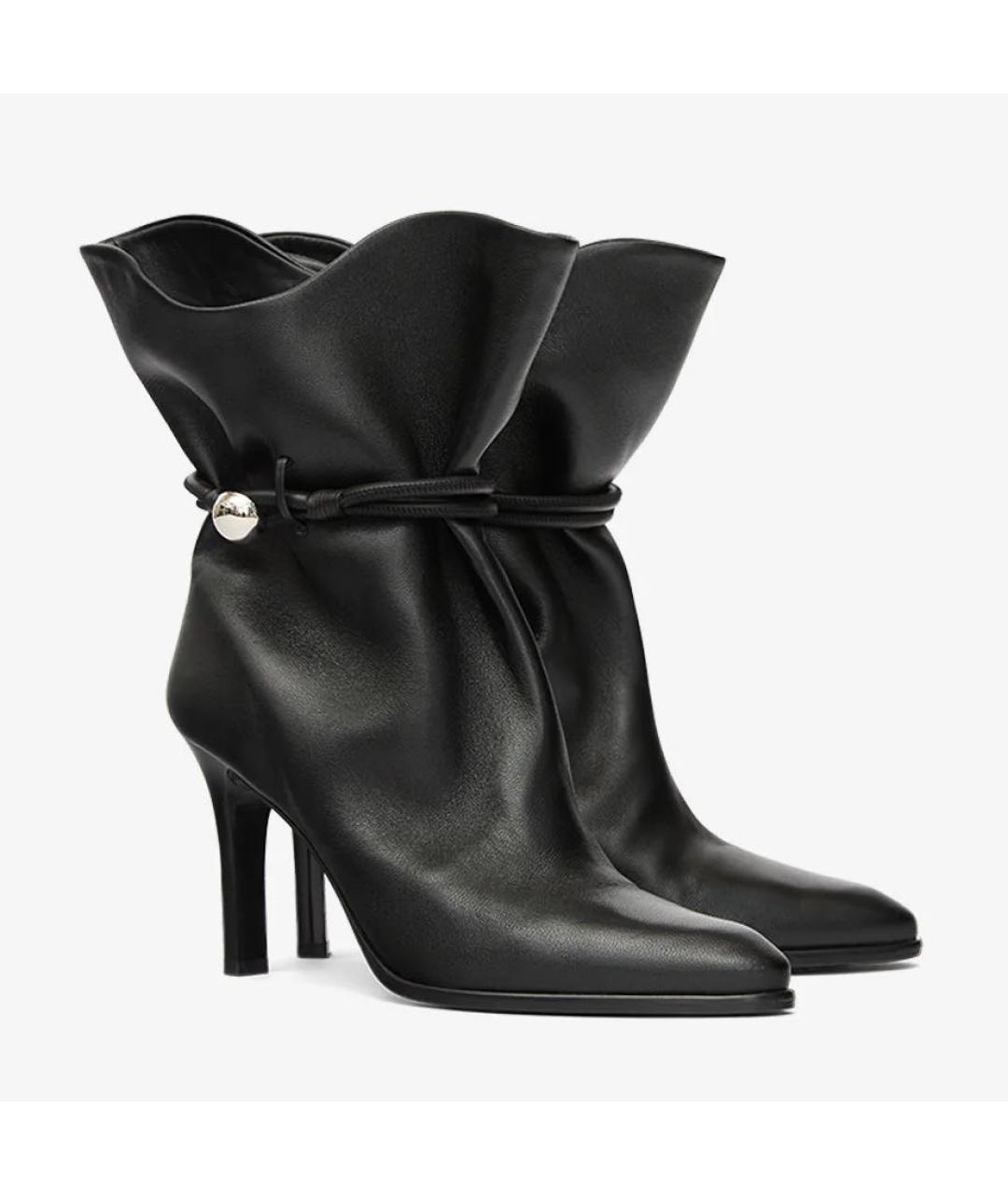 ISABEL MARANT Черные кожаные сапоги, фото 3