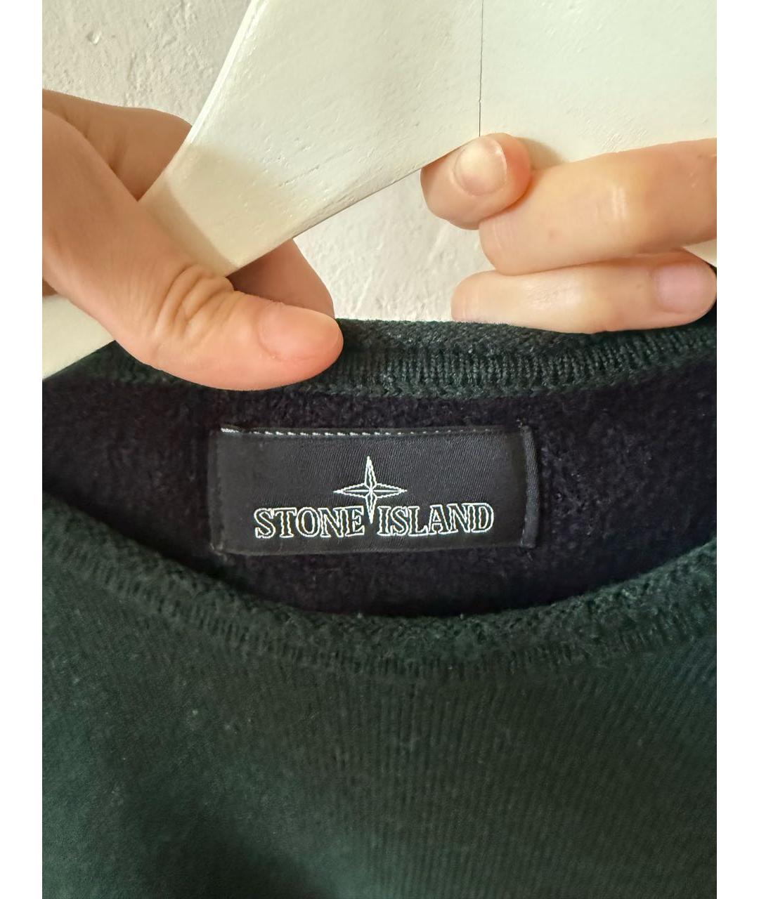 STONE ISLAND SHADOW PROJECT Зеленый шерстяной джемпер / свитер, фото 2