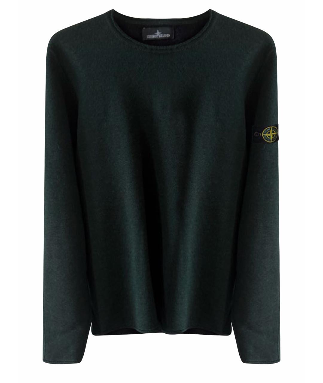 STONE ISLAND SHADOW PROJECT Зеленый шерстяной джемпер / свитер, фото 1