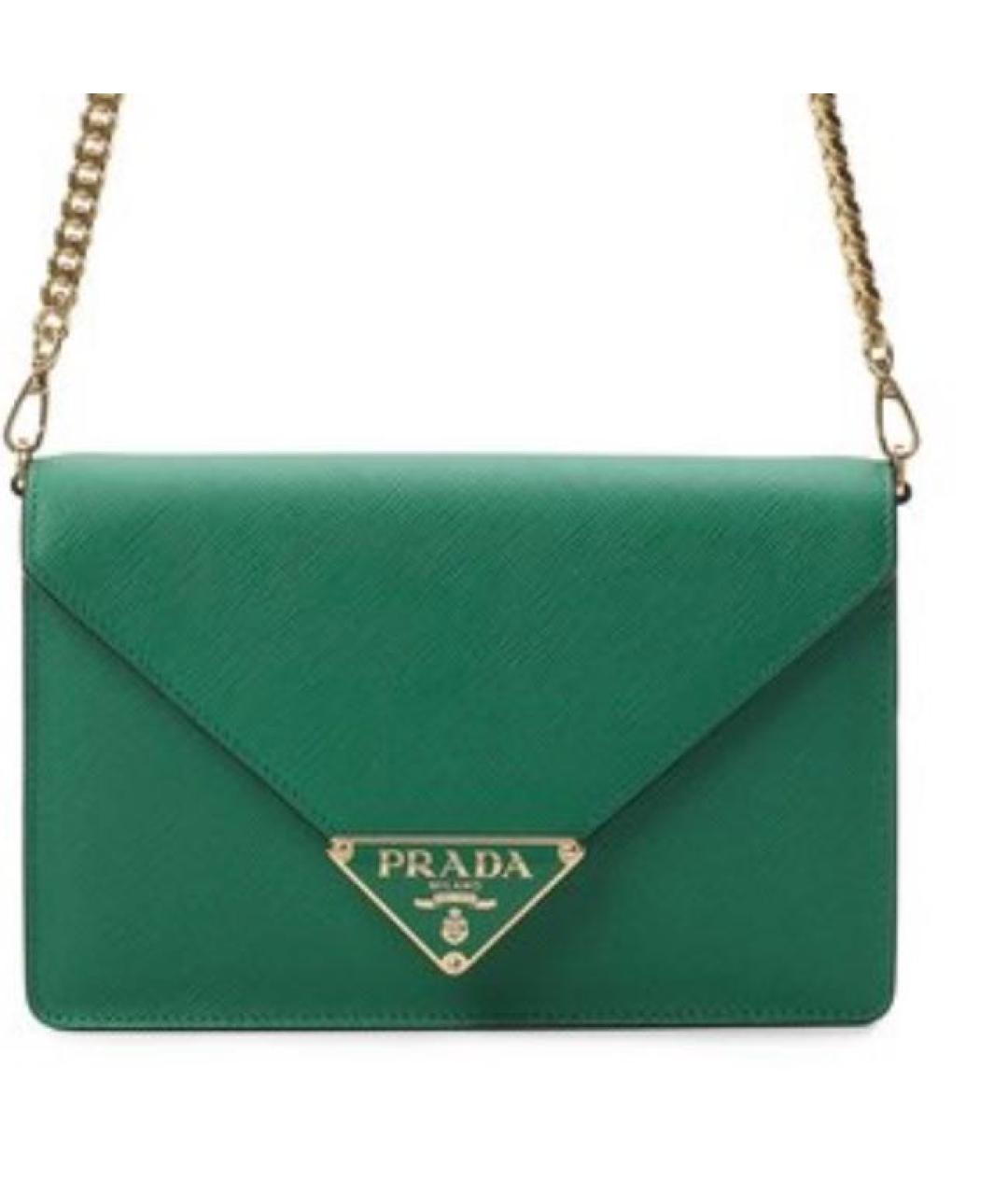PRADA Кожаная сумка через плечо, фото 2