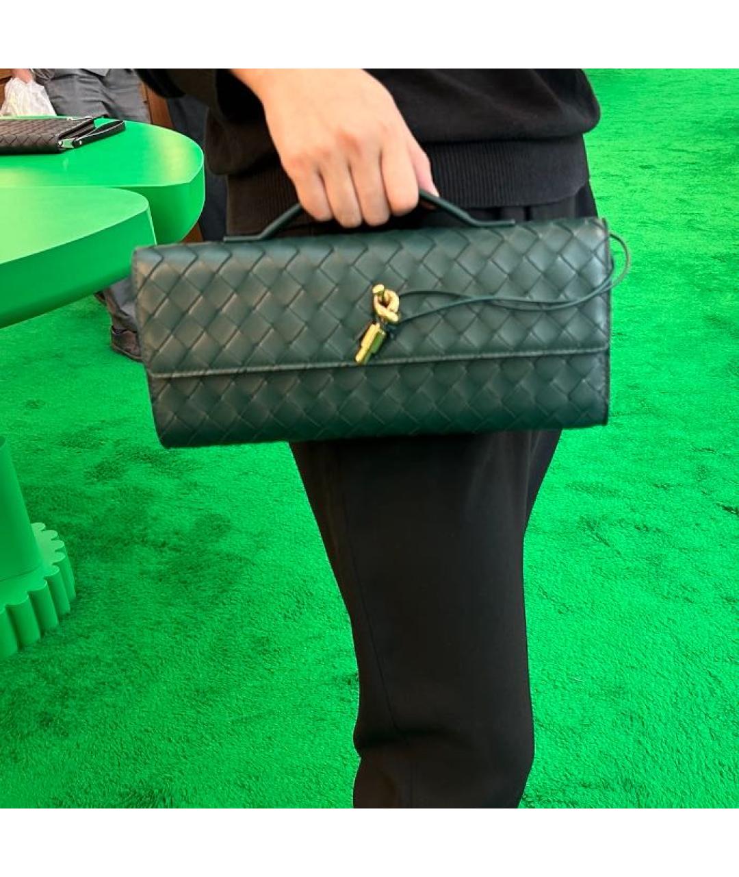 BOTTEGA VENETA Кожаная сумка с короткими ручками, фото 4