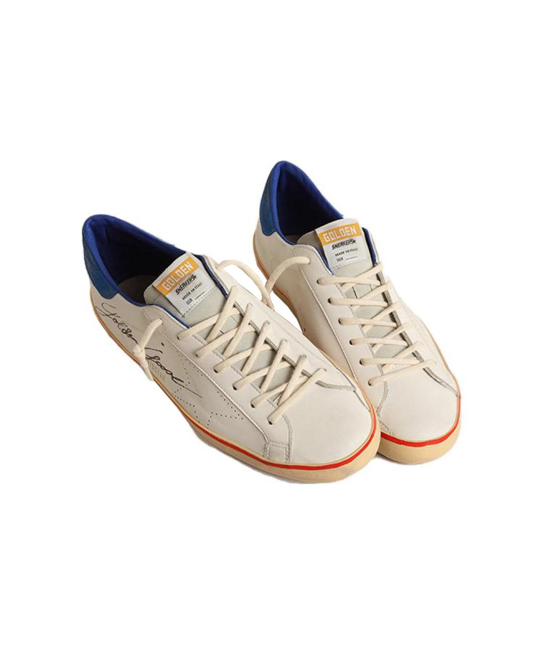 GOLDEN GOOSE DELUXE BRAND Белые низкие кроссовки / кеды, фото 3