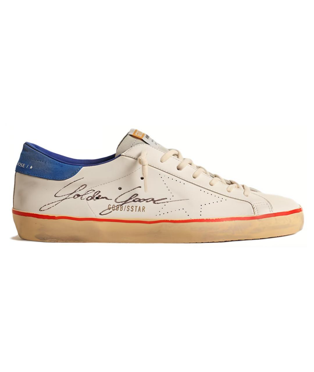 GOLDEN GOOSE DELUXE BRAND Белые низкие кроссовки / кеды, фото 1