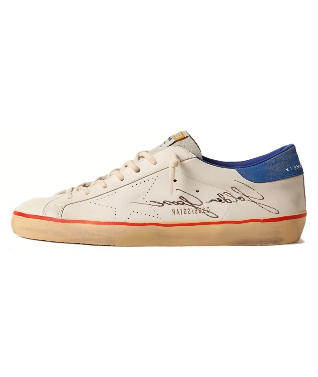GOLDEN GOOSE DELUXE BRAND Белые низкие кроссовки / кеды, фото 2