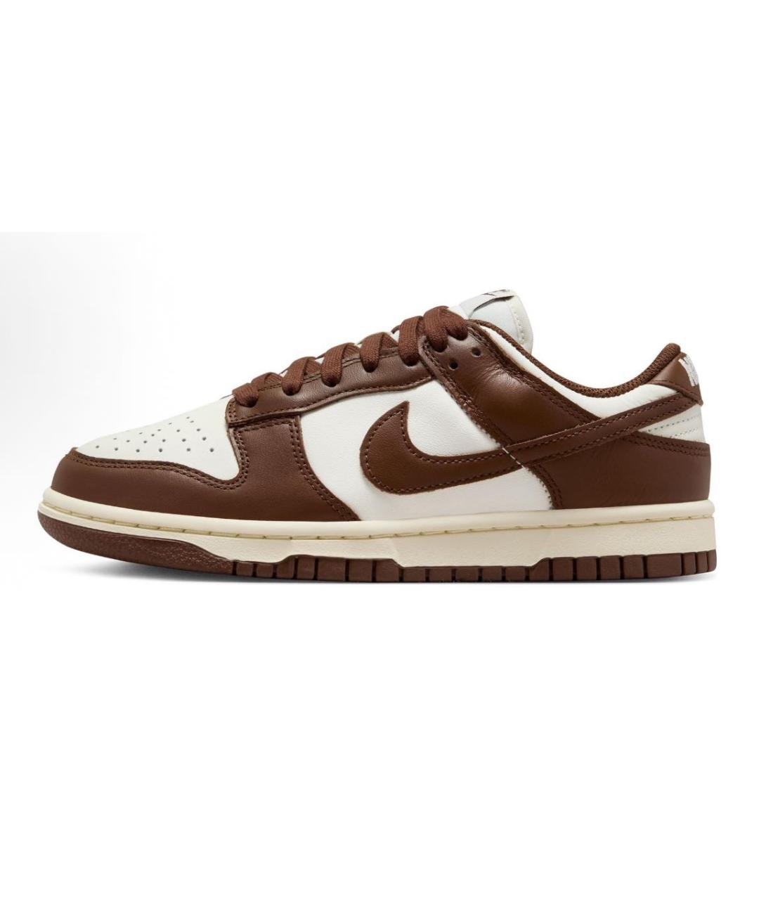 NIKE Коричневые кожаные кеды, фото 7