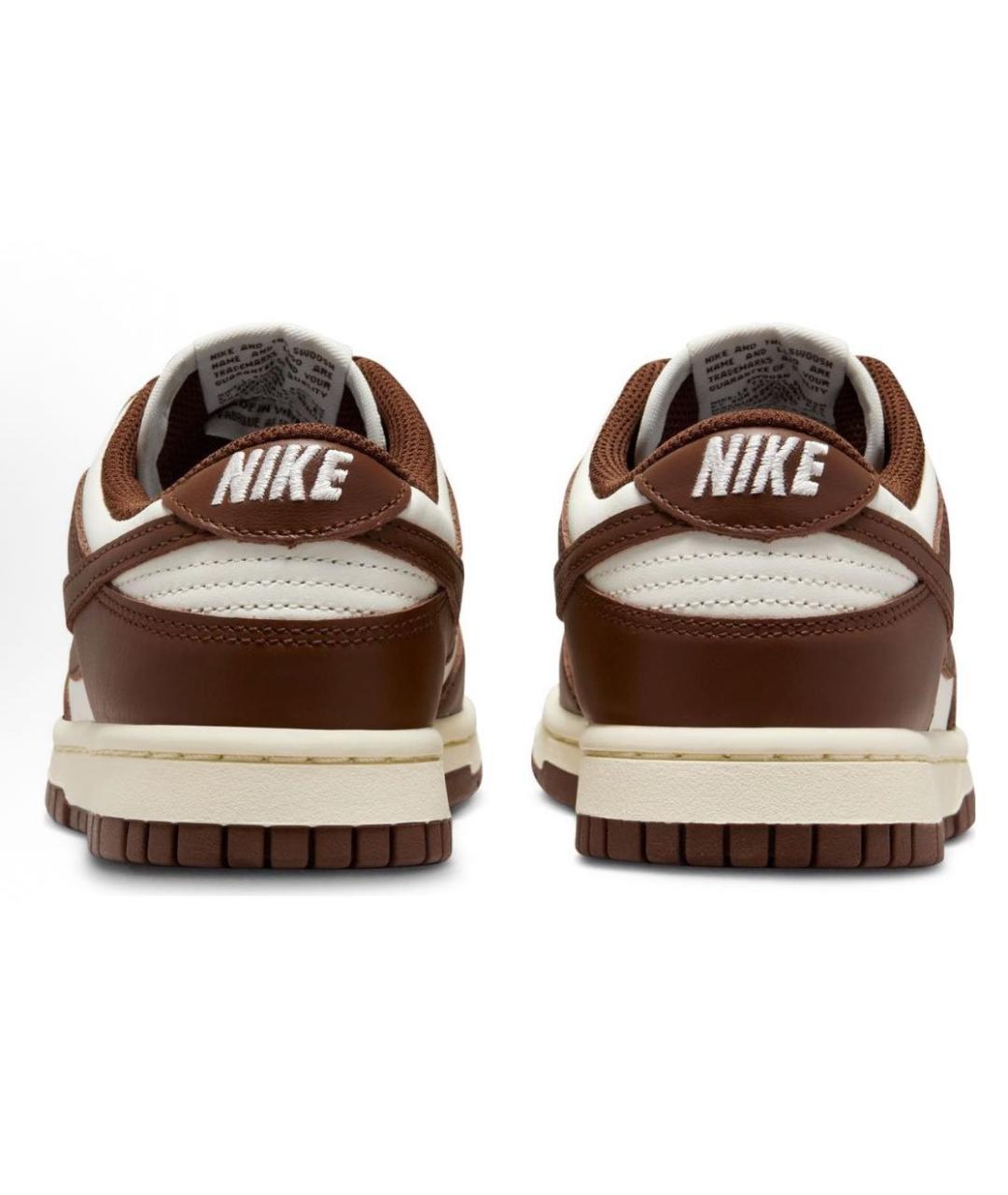 NIKE Коричневые кожаные кеды, фото 4