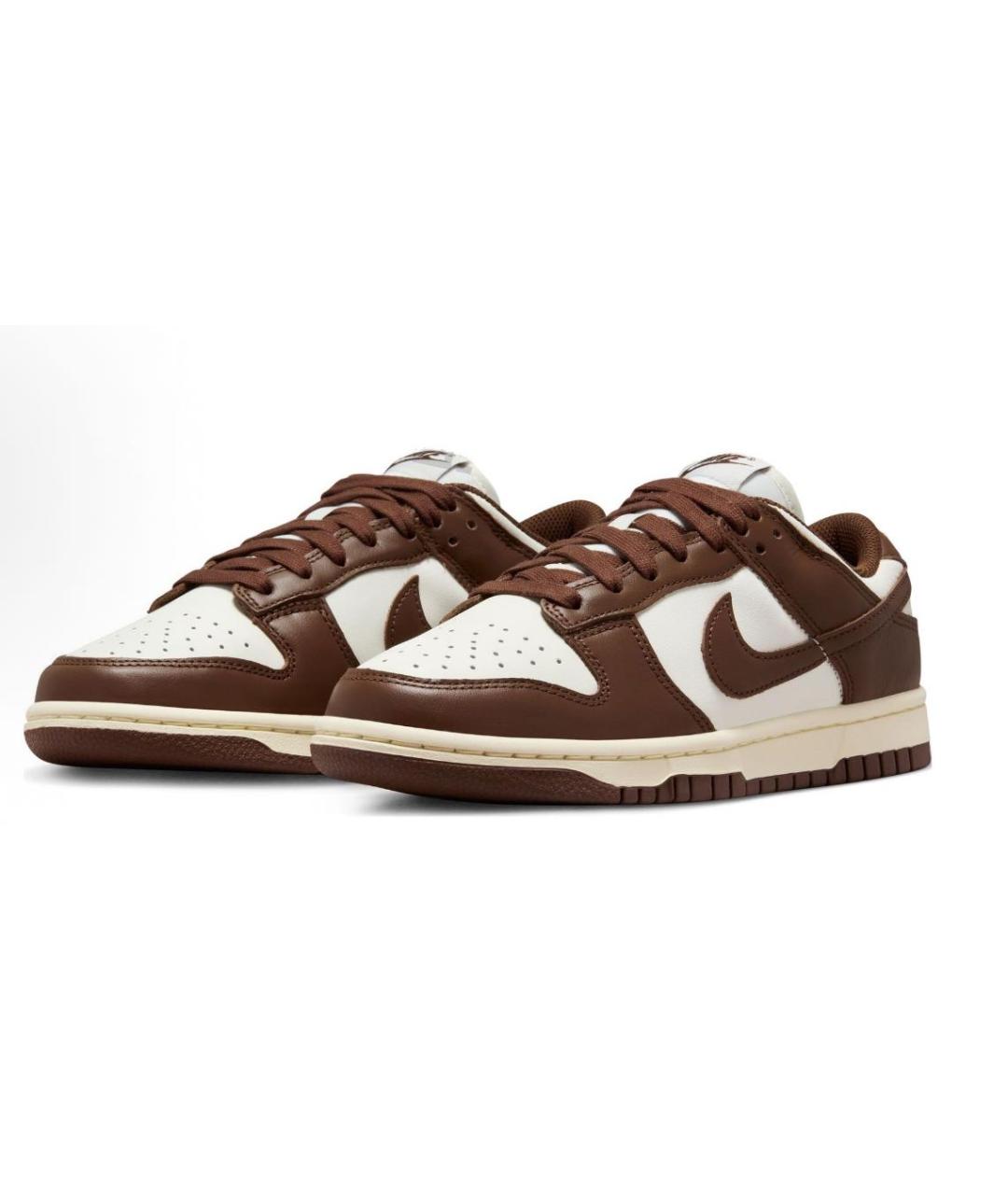 NIKE Коричневые кожаные кеды, фото 3