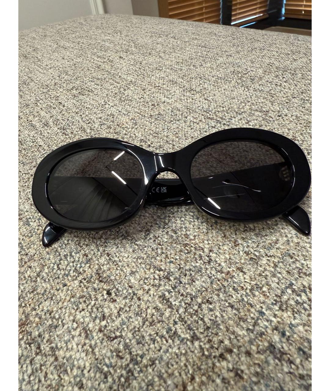CELINE Черные пластиковые солнцезащитные очки, фото 7