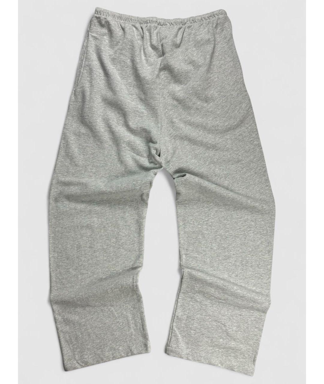 YEEZY Серые хлопковые повседневные брюки, фото 2