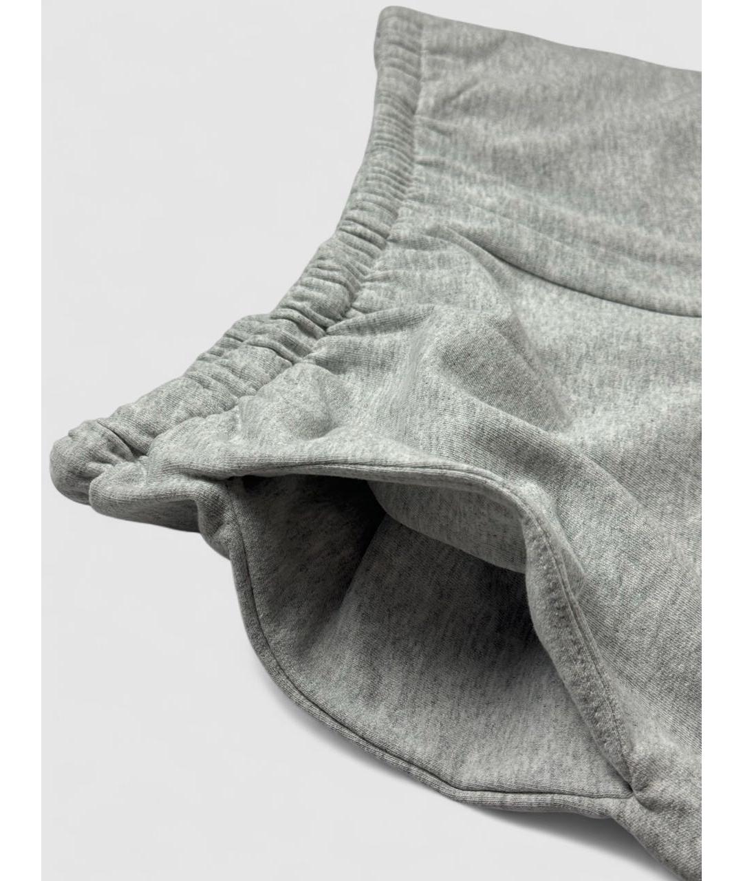 YEEZY Серые хлопковые повседневные брюки, фото 3