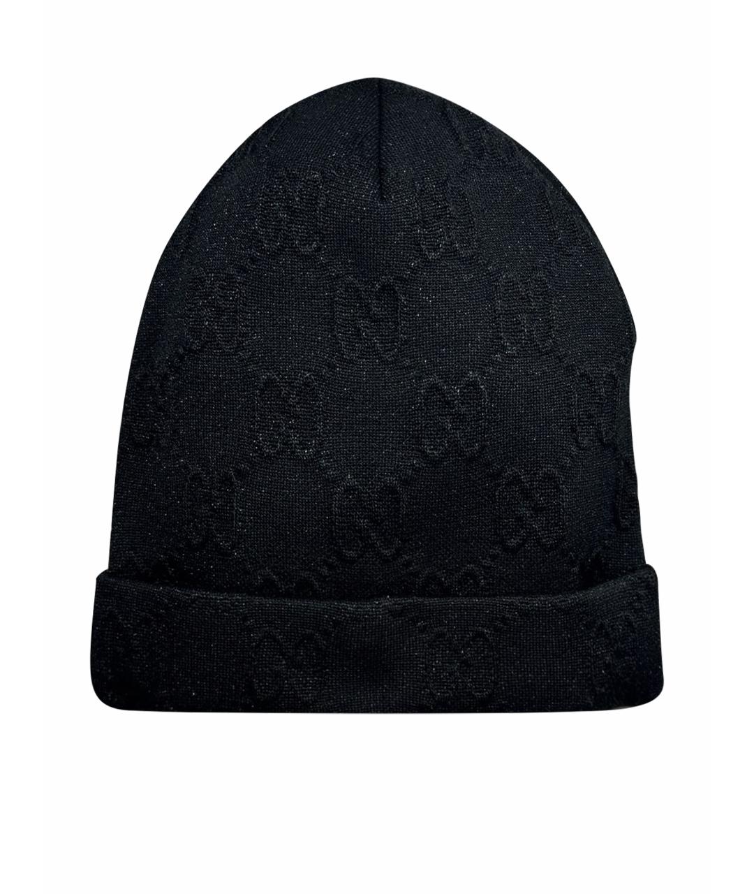 GUCCI Черная шапка, фото 1
