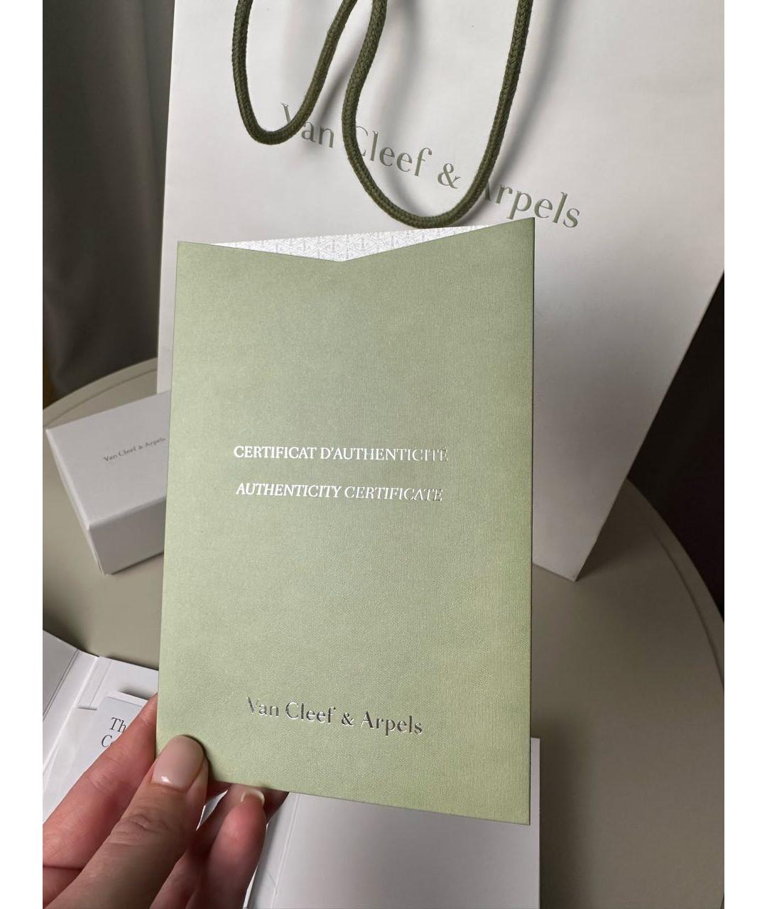 VAN CLEEF & ARPELS Серебряные серьги из белого золота, фото 4