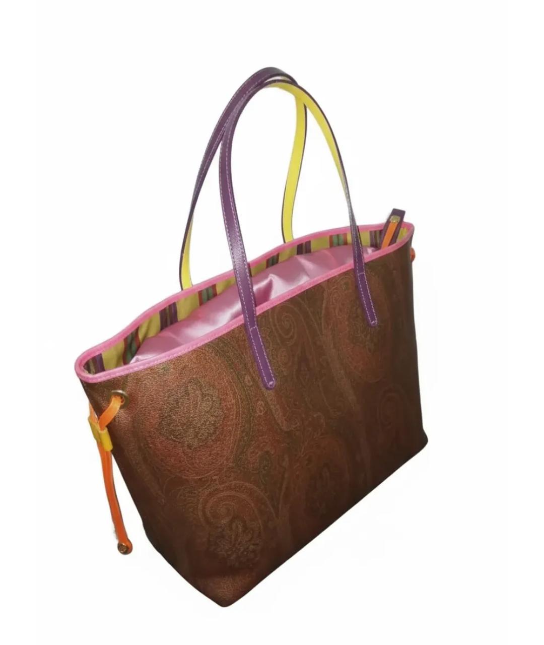 ETRO Коричневая сумка тоут, фото 4