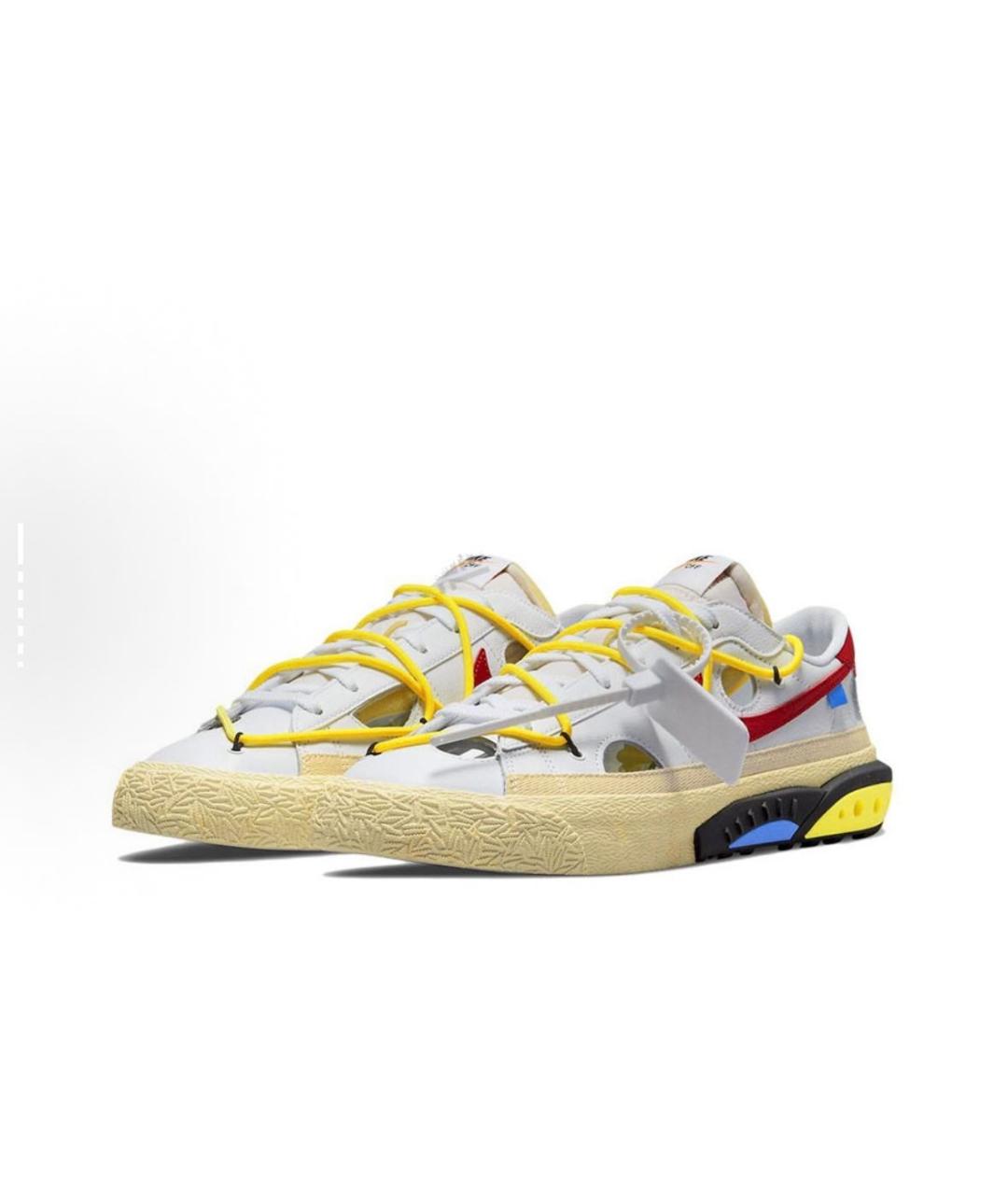 NIKE Белые низкие кроссовки / кеды, фото 2