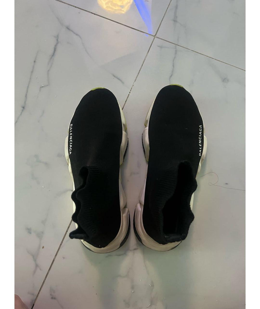 BALENCIAGA Черные кроссовки, фото 3