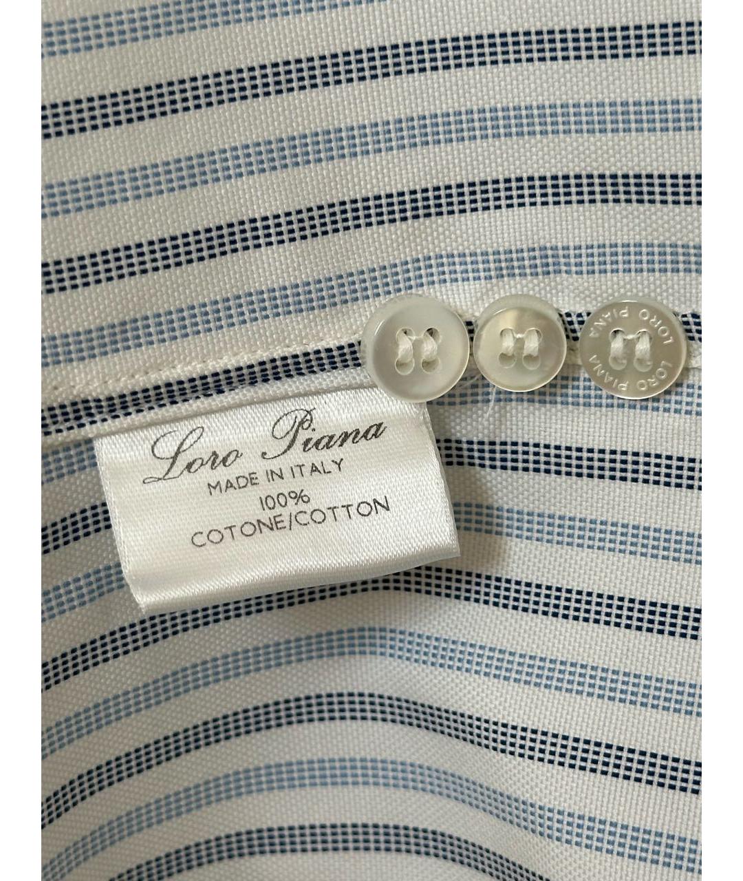 LORO PIANA Хлопковая кэжуал рубашка, фото 4