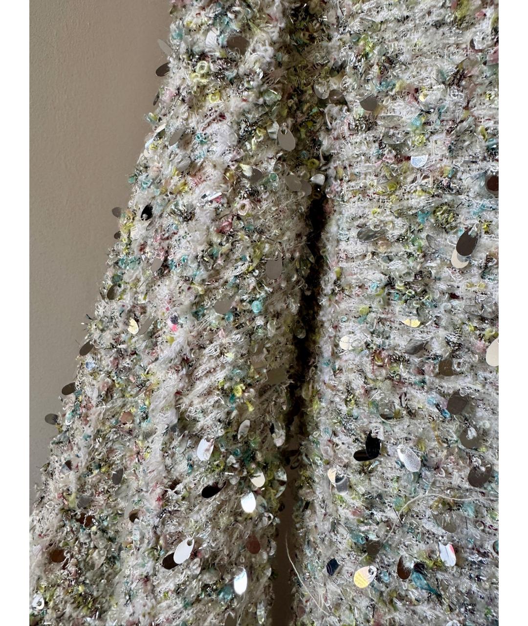 NINA RICCI Белое твидовое пальто, фото 4