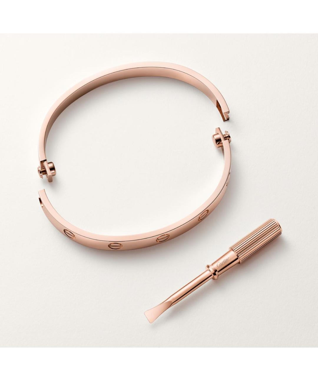 CARTIER Золотой браслет из розового золота, фото 2