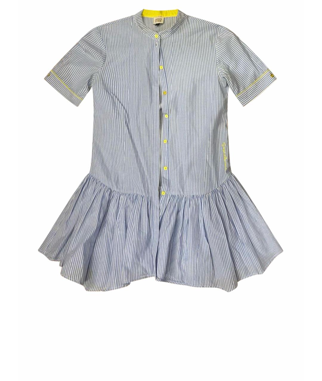 ARMANI JUNIOR Синяя хлопковая детская рубашка, фото 1