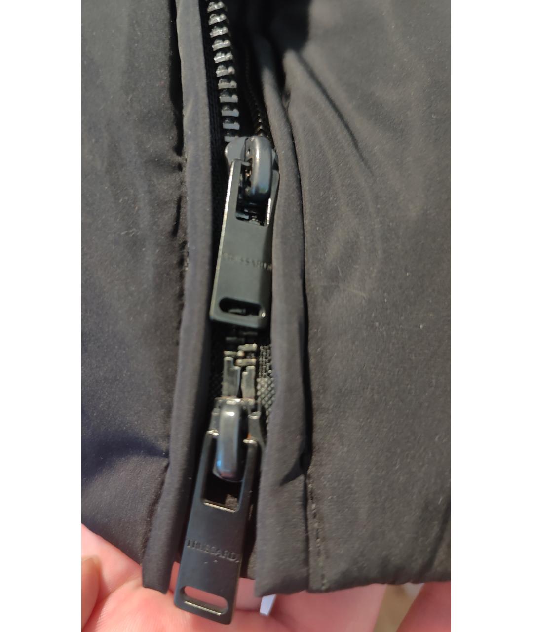 TRUSSARDI Черная полиэстеровая куртка, фото 6