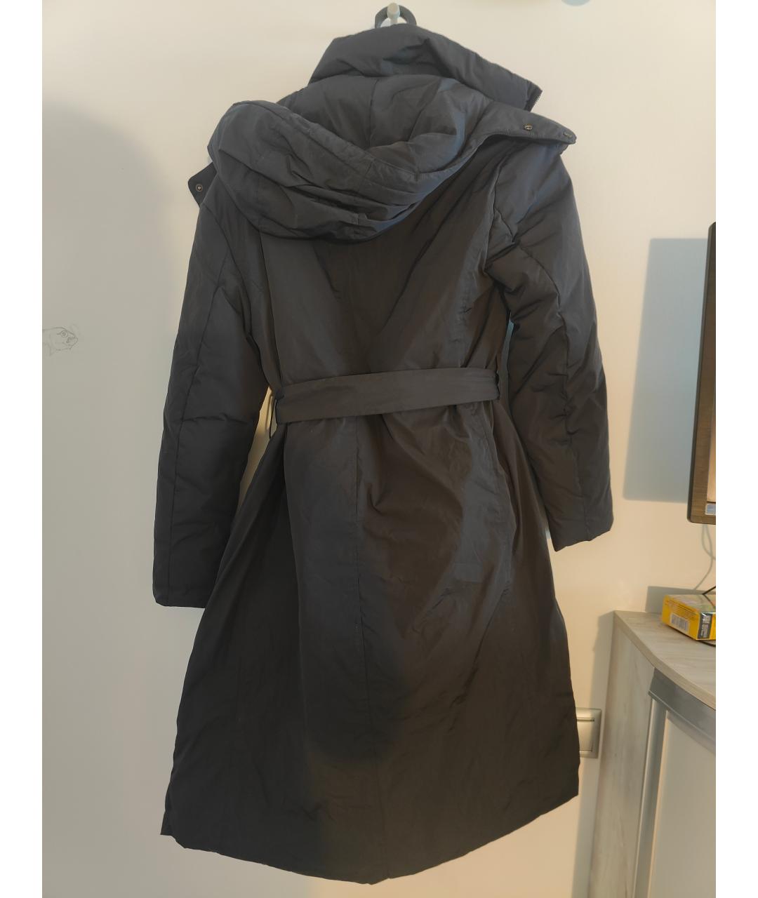 TRUSSARDI Черная полиэстеровая куртка, фото 2