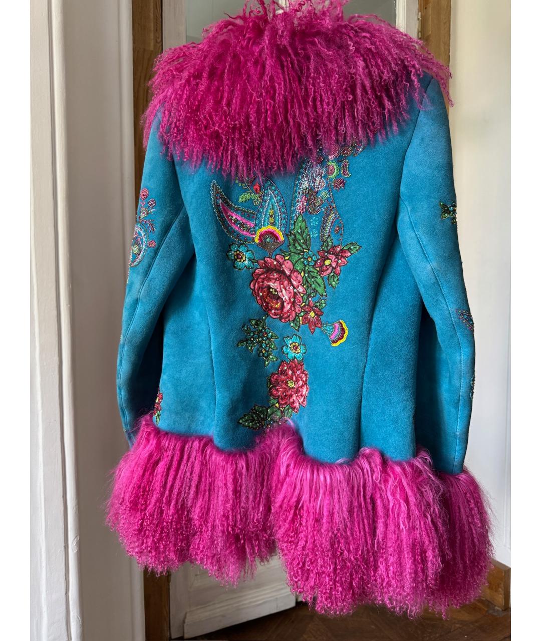 KENZO Мульти кожаное пальто, фото 2