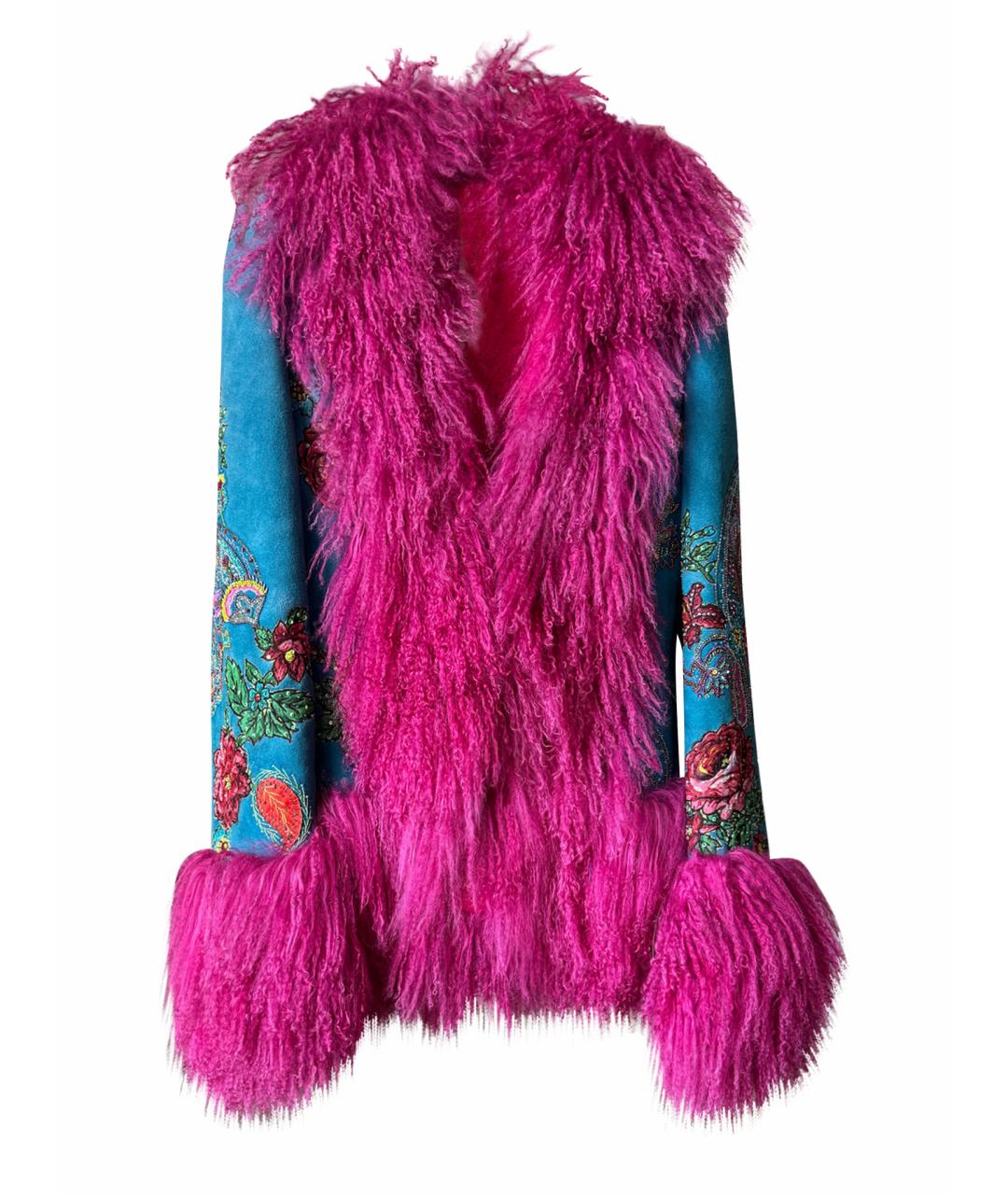 KENZO Мульти кожаное пальто, фото 1