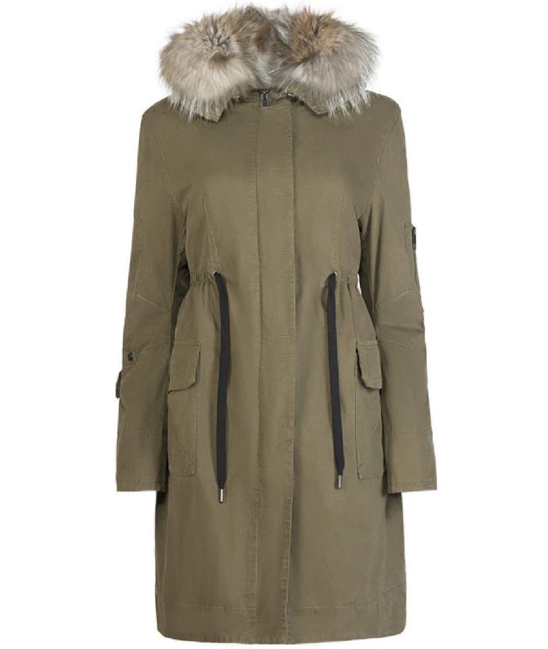 ERMANNO SCERVINO Хаки парка, фото 6