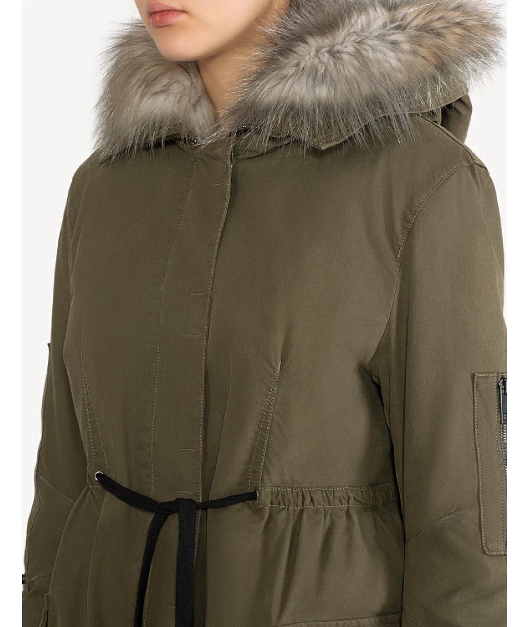 ERMANNO SCERVINO Хаки парка, фото 4