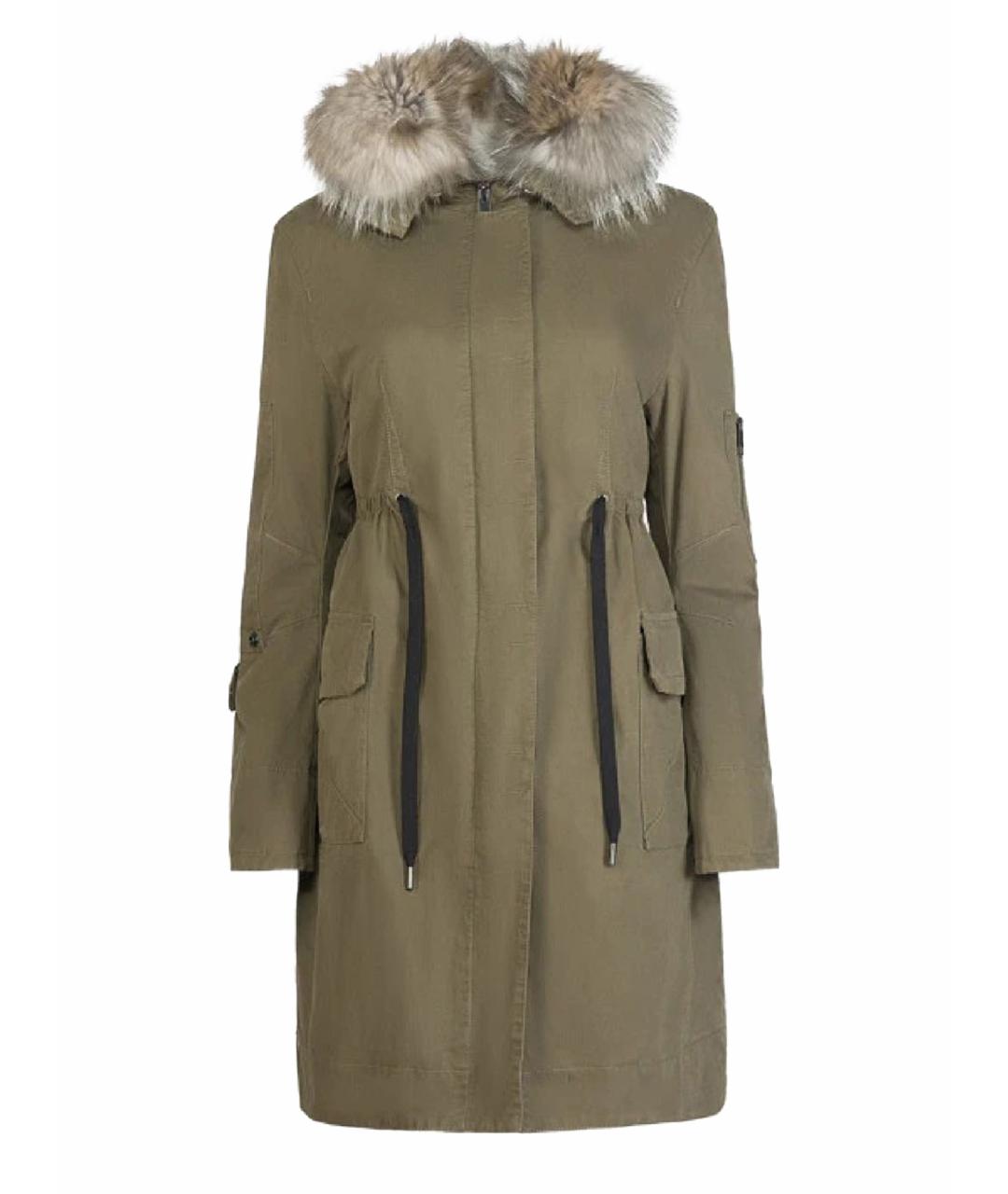 ERMANNO SCERVINO Хаки парка, фото 1