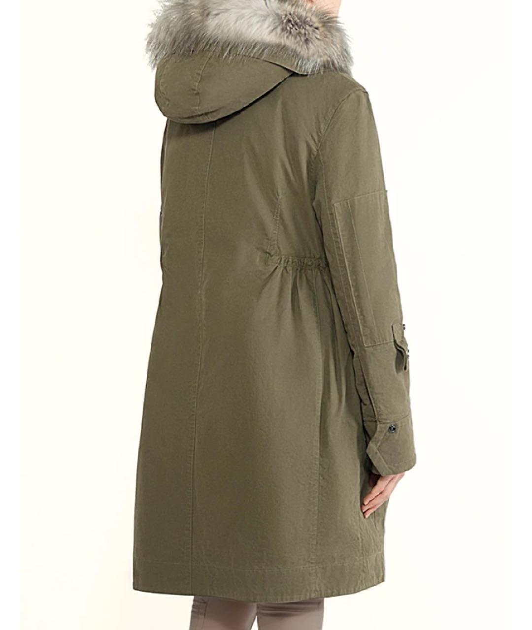 ERMANNO SCERVINO Хаки парка, фото 3