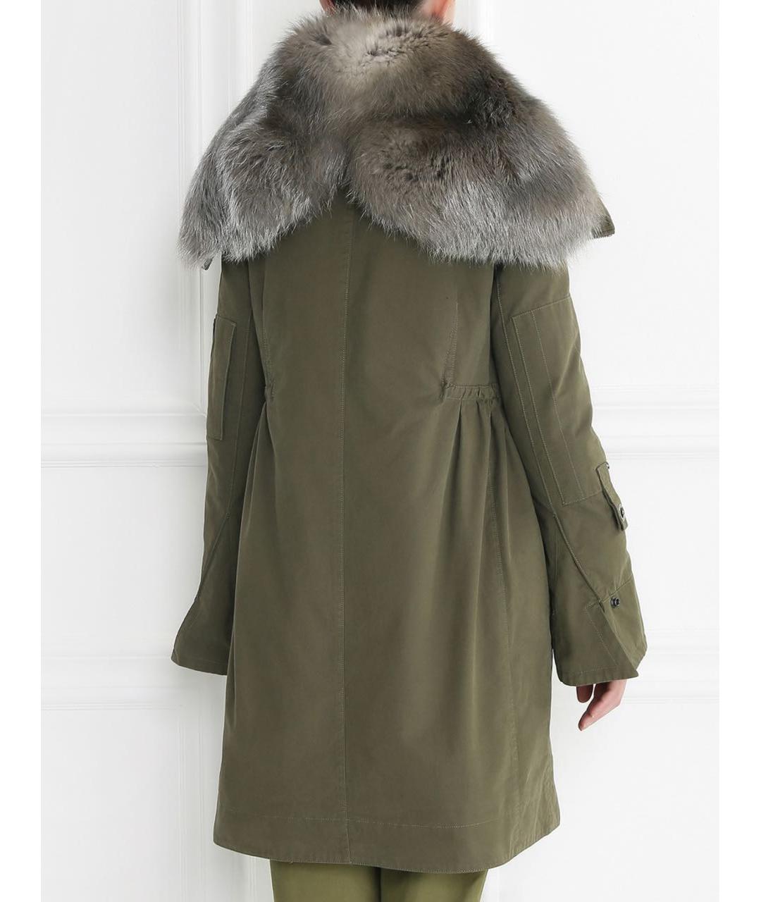 ERMANNO SCERVINO Хаки парка, фото 5