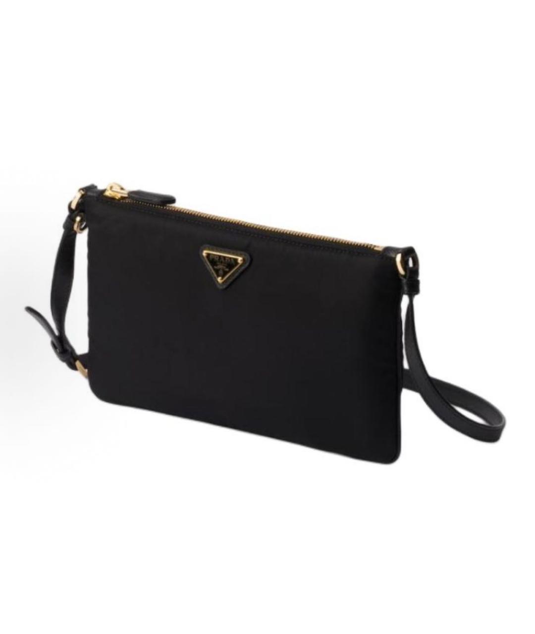 PRADA Черная тканевая сумка через плечо, фото 2